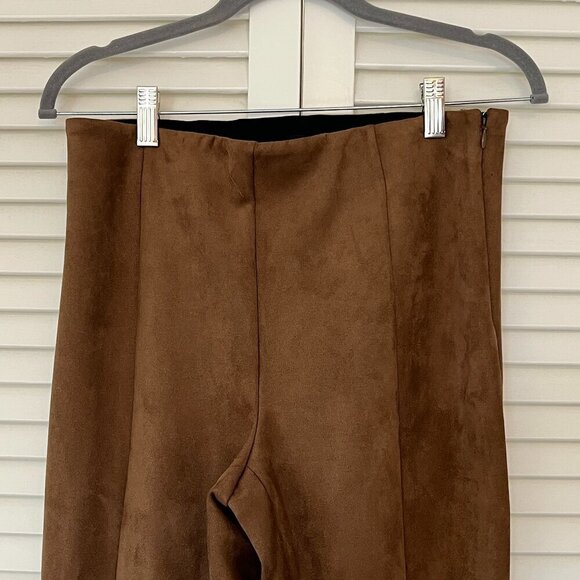 NWT Loft skinny leggings pants faux suede brown 6 women - Picture 4 of 13